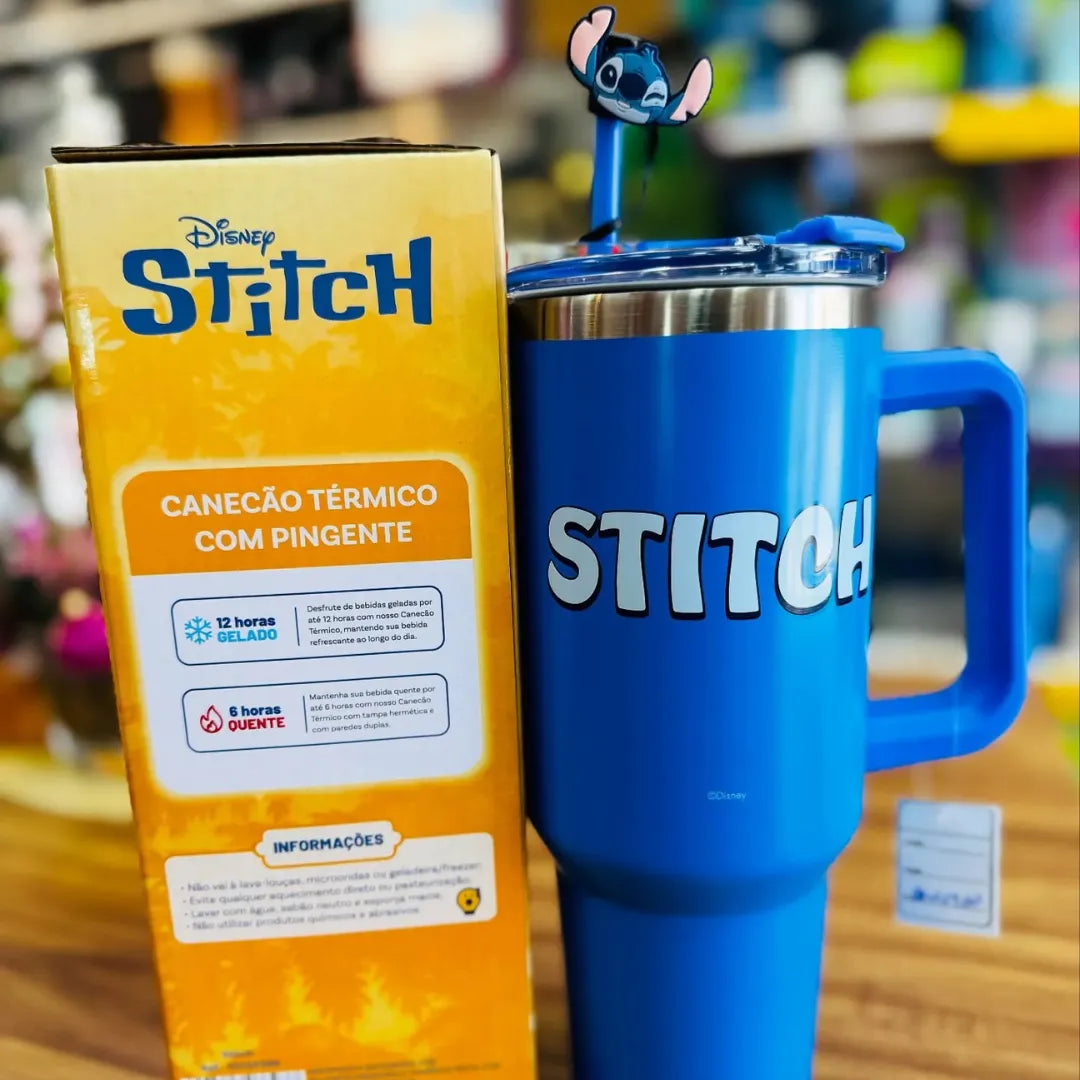 Canecão Tumbler Stitch 1,15L + Pingente Grátis