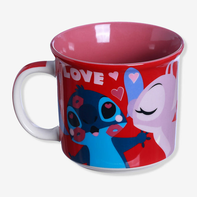 Caneca Stitch Amor - Disney