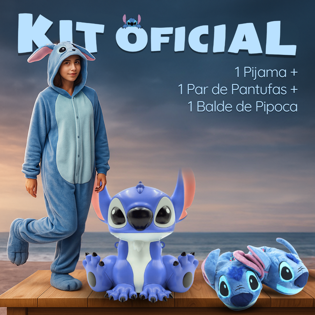 Kit Exclusivo Lilo & Stitch Oficial - Stichlândia