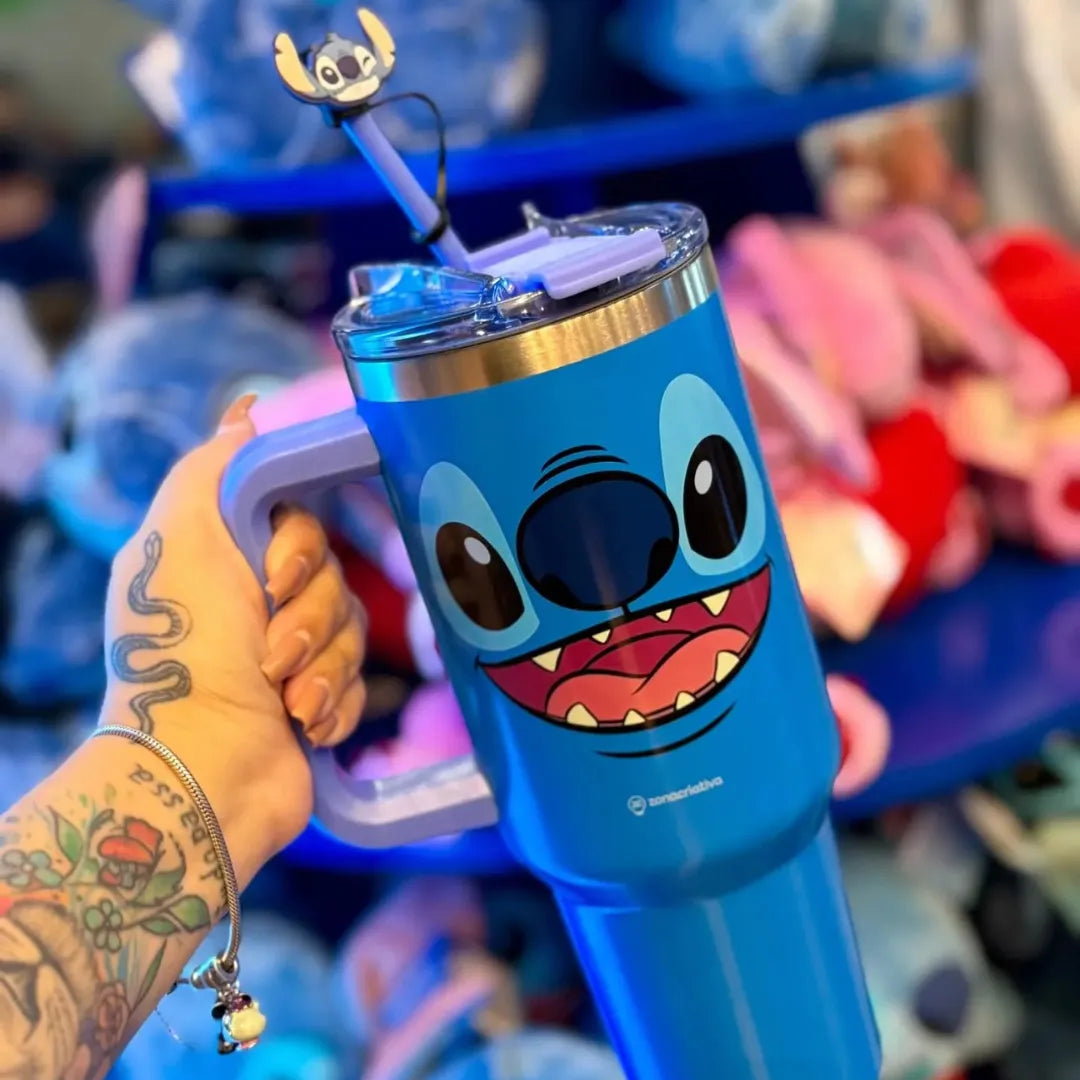 Canecão Tumbler Stitch 1,15L + Pingente Grátis