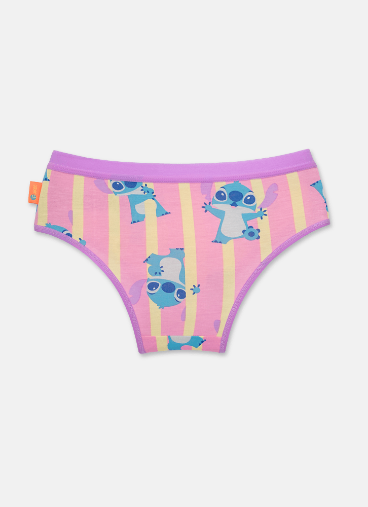 Calcinha Boneca Viscolycra Menina Teen Stitch