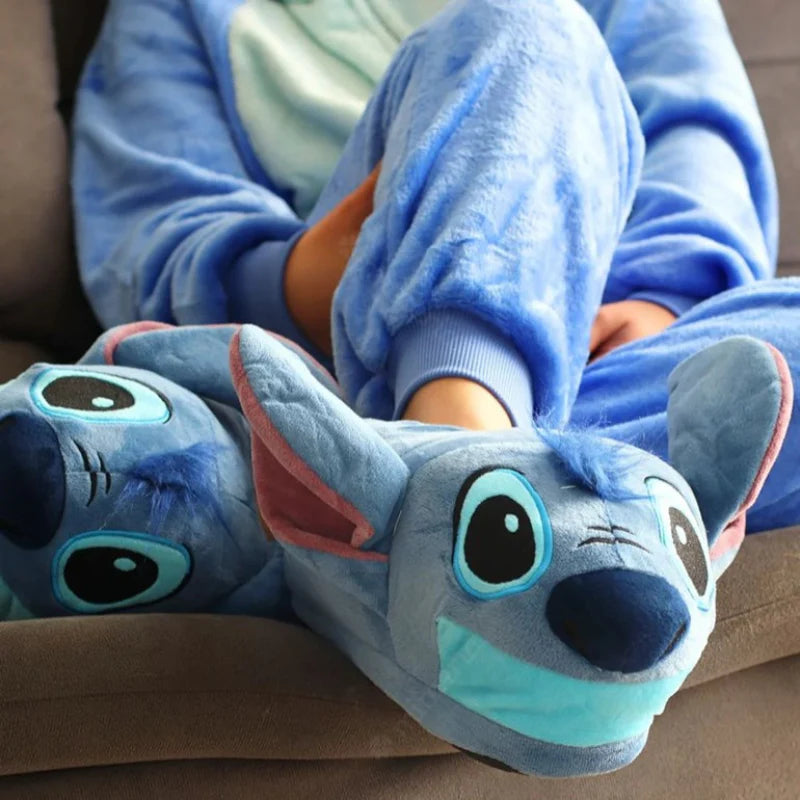 Pijama Kigurumi Stitch + Pantufa de Brinde