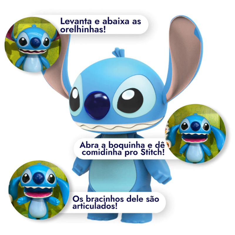 Boneco Stitch Articulado Original Disney – Elka