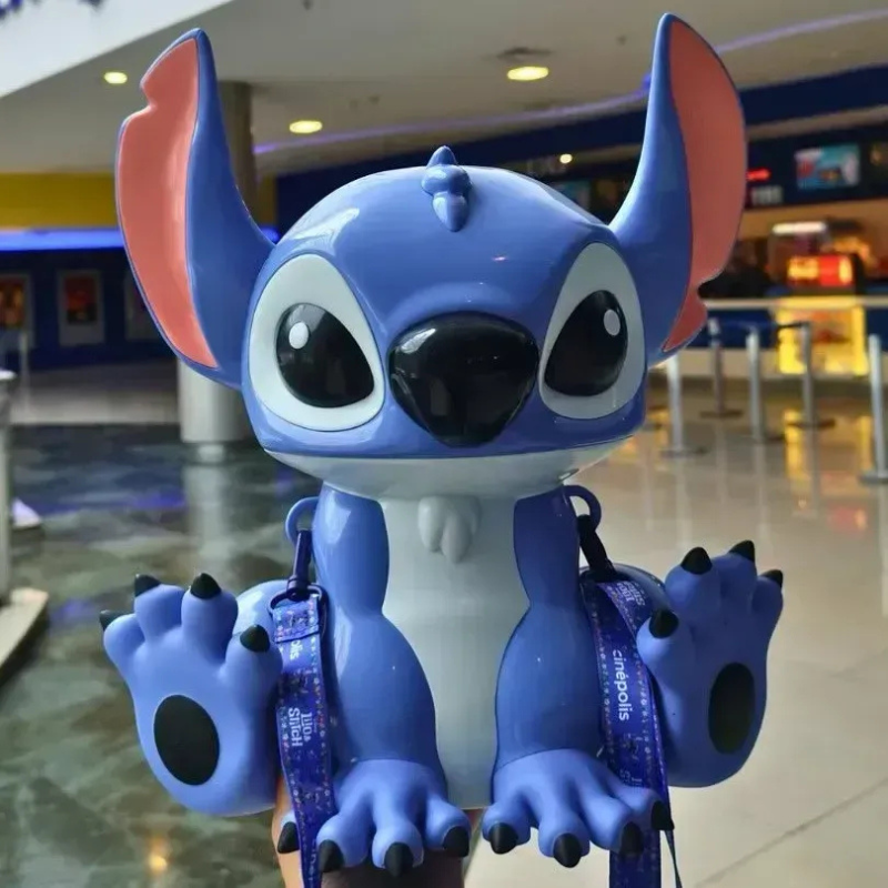 Balde de Pipoca Stitch + Copo Temático Exclusivo – Edição Limitada!