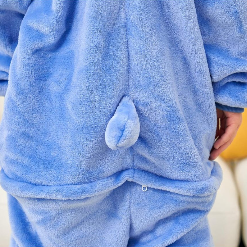Pijama Kigurumi Infantil Stitch + Pantufa de Brinde