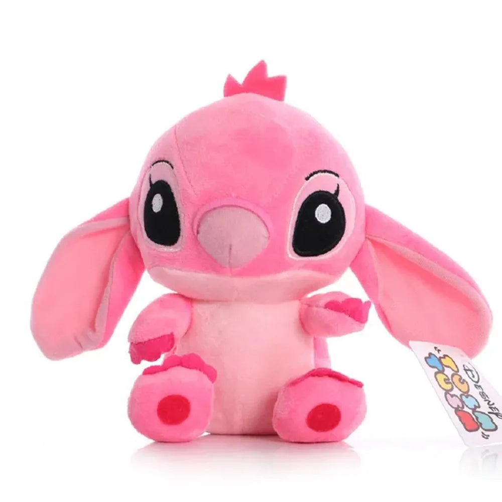 Stitch e Angel em Versão Mini – Pelúcias de 20 cm