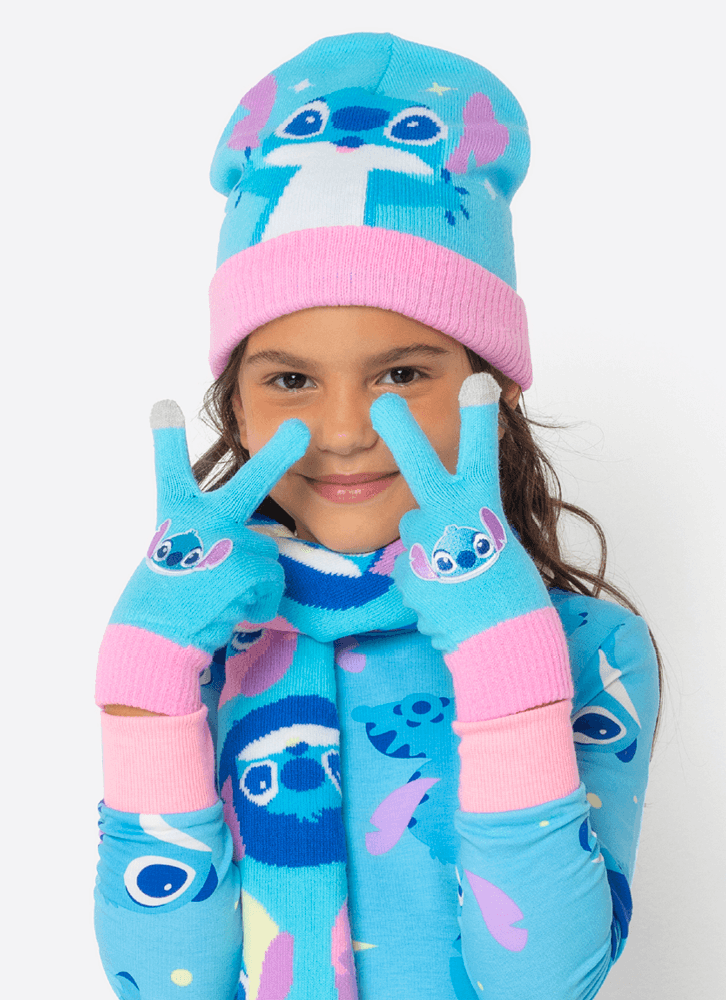 Pijama Manga Longa Ultra Visco Menina Stitch