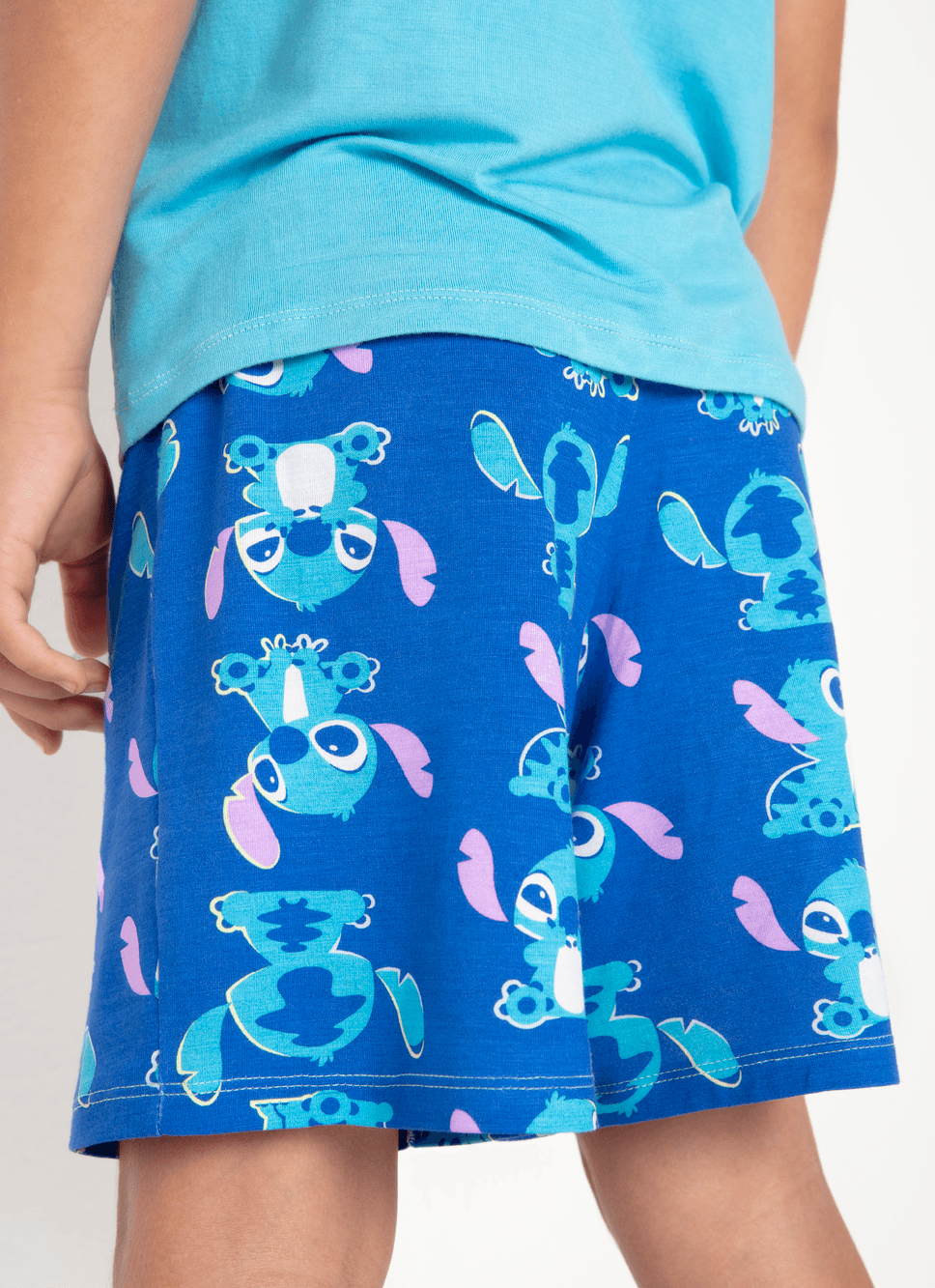 Pijama Manga Curta Viscolycra Menino Stitch