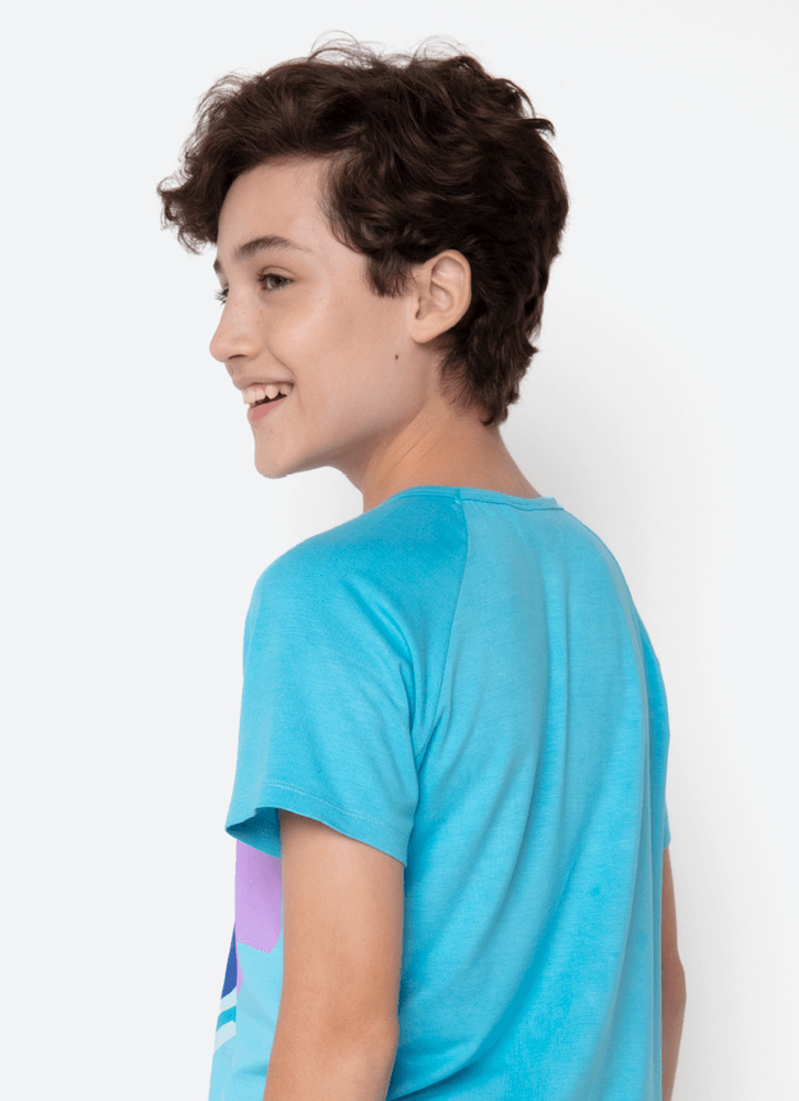 Pijama Manga Curta Viscolycra Menino Teen Stitch