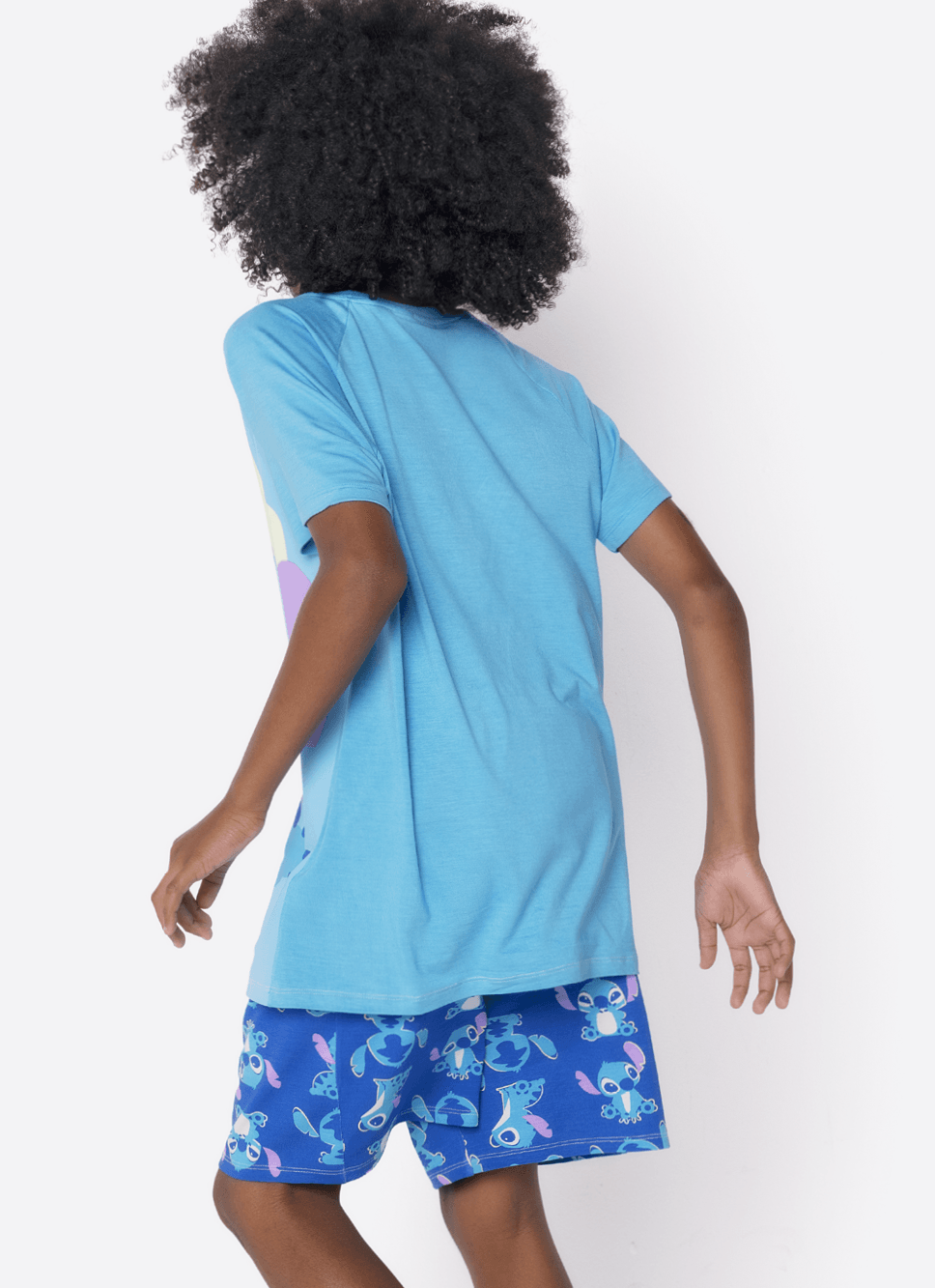 Pijama Manga Curta Viscolycra Menino Teen Stitch