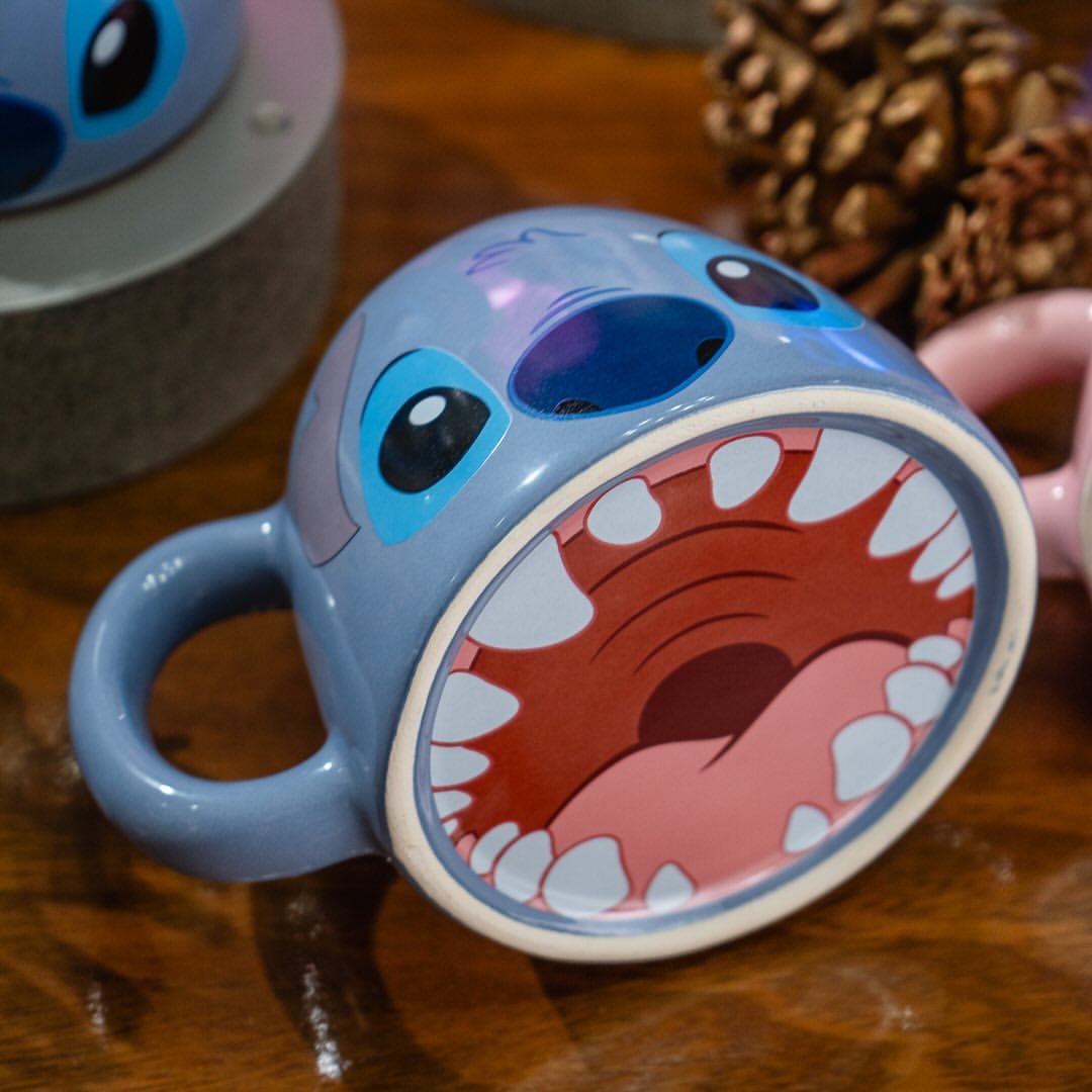 Caneca Stitch - Boca Fundo 450ml - 5% OFF no Pix