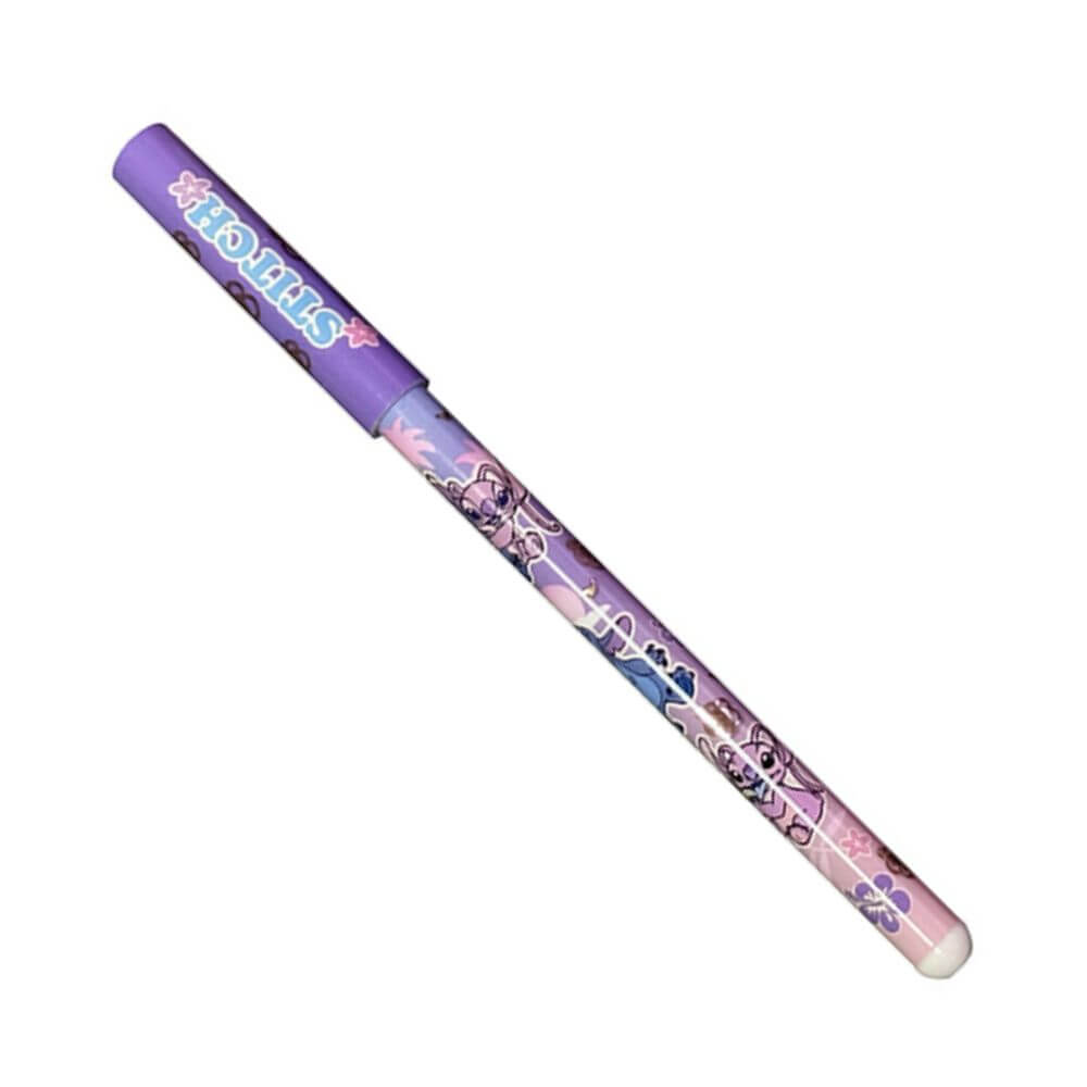 Caneta Esferográfica Stitch Escrita Preta