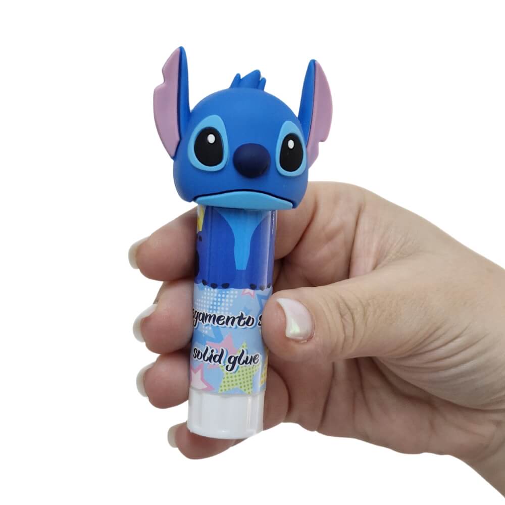 Cola Bastão Stitch com Ponteira Emborrachada
