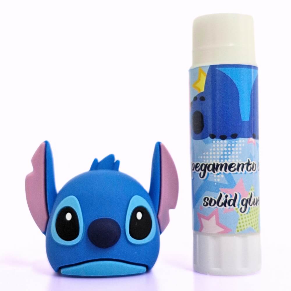 Cola Bastão Stitch com Ponteira Emborrachada