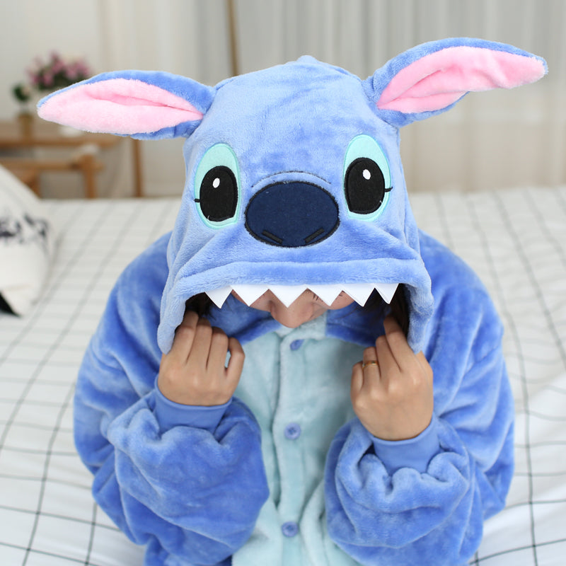 Pijama Kigurumi Stitch + Pantufa de Brinde